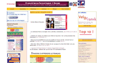 Desktop Screenshot of fransklaereren.no